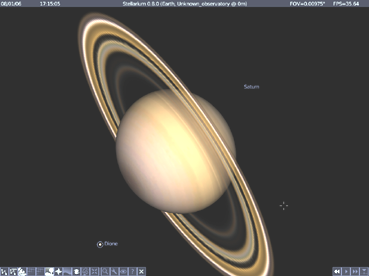 Saturn up close and personal.