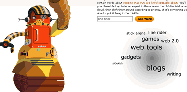 Searchbot.net Enter a Keyword Screen