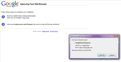 Step 3 - Techlife Illustrated - Saving the Gears Installation Files to your Computer